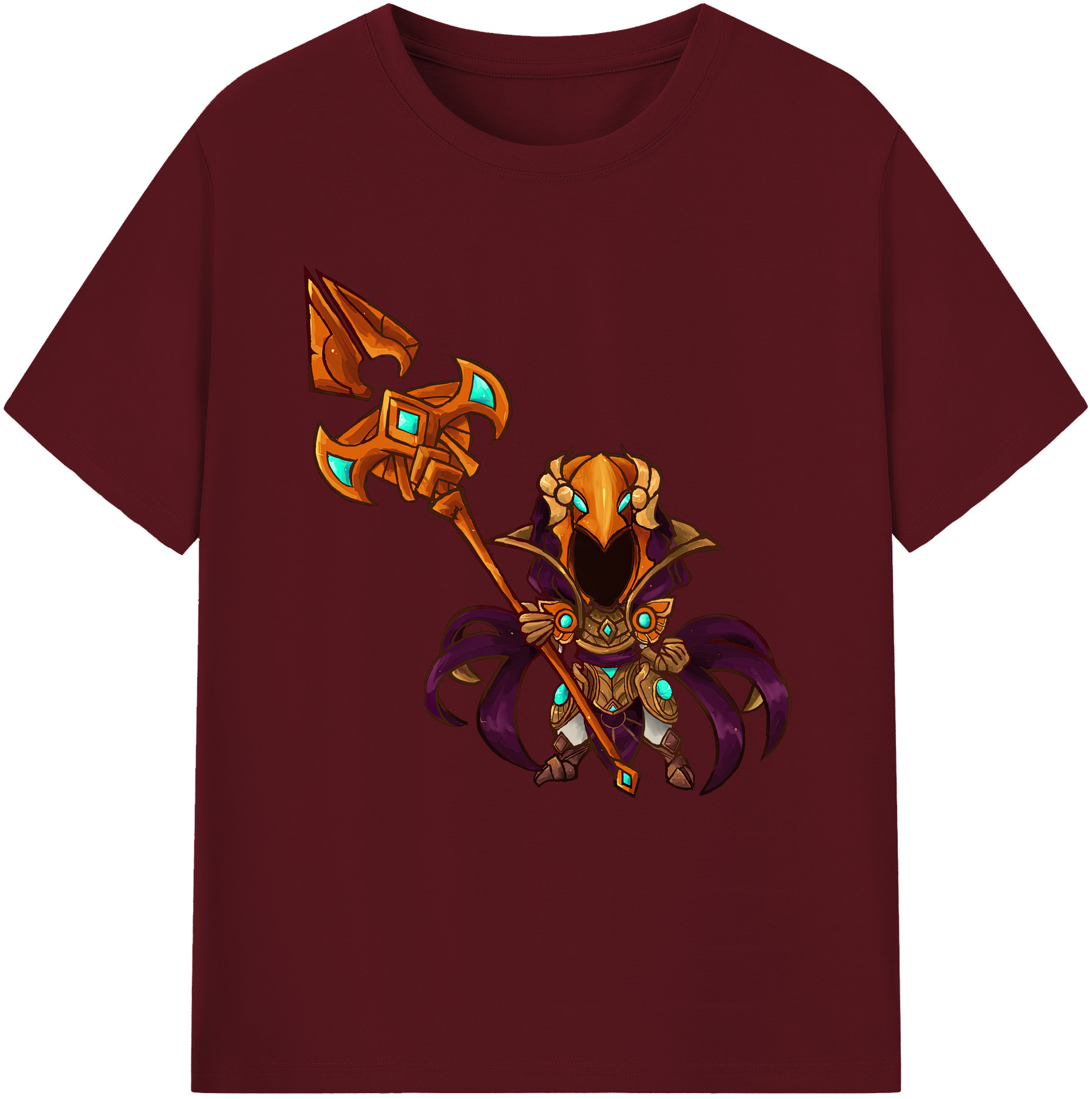 リーグ・オブ・レジェンド League of Legends LOL 綿100％半袖Tシャツ（フロントプリント）